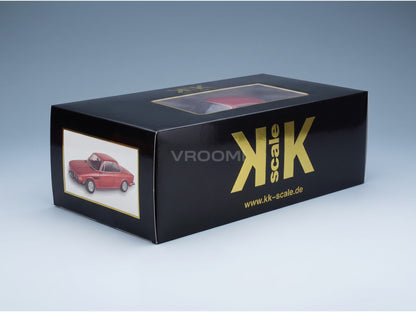BMW 3.0 CSi E9 Coupé 1971 Red Metallic Aluminium Rims KK Scale 1:12 scale model - original packaging