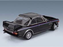 BMW 3.0 CSL E9 Coupe 1973 Black KK Scale 1:12 scale model - rear three-quarter view