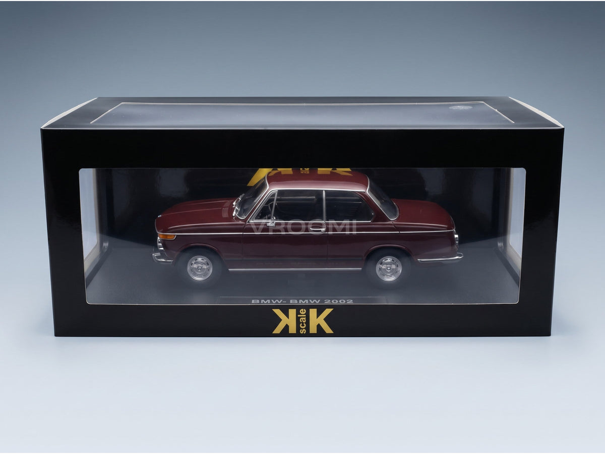 BMW L2002 Tii 1-Series 1971 Bordeaux KK Scale 1:18 scale model - original packaging