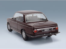 BMW L2002 Tii 1-Series 1971 Bordeaux KK Scale 1:18 scale model - rear three-quarter view
