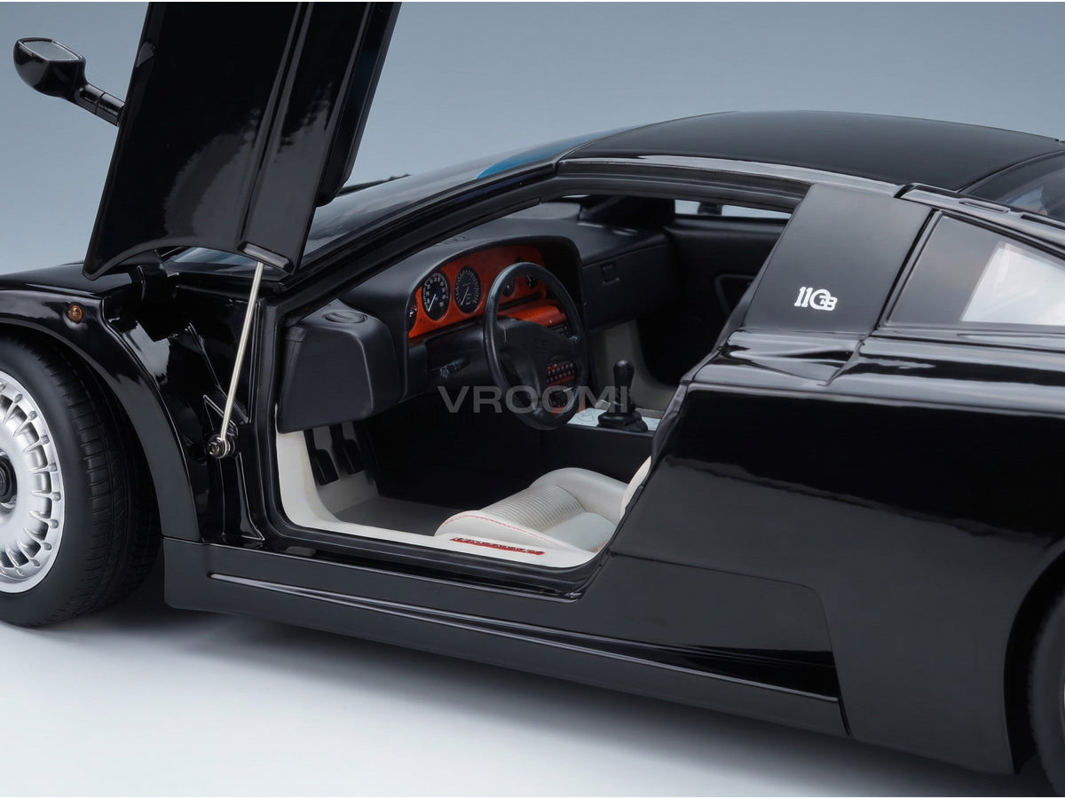 Bugatti EB110 1991 Black KK Scale 1:12 scale model - interior