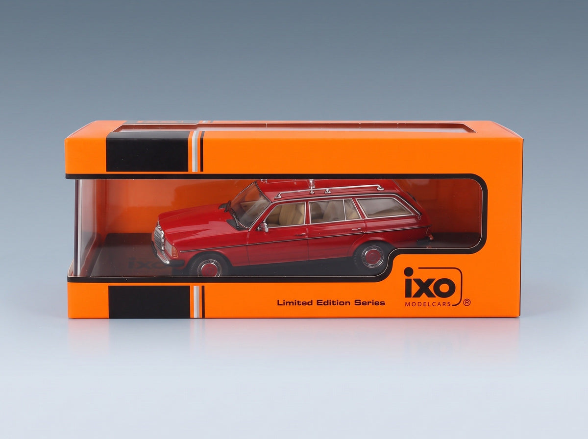 Mercedes-Benz 200T Station Wagon S123 Taxi 1979 Red IXO Models 1:43 scale model - original packaging