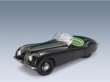 Jaguar XK120 OTS Spider Cabriolet Open 1948 Green Cult Scale Models 1:18 scale model - front three-quarter view