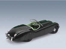 Jaguar XK120 OTS Spider Cabriolet Open 1948 Green Cult Scale Models 1:18 scale model - rear three-quarter view
