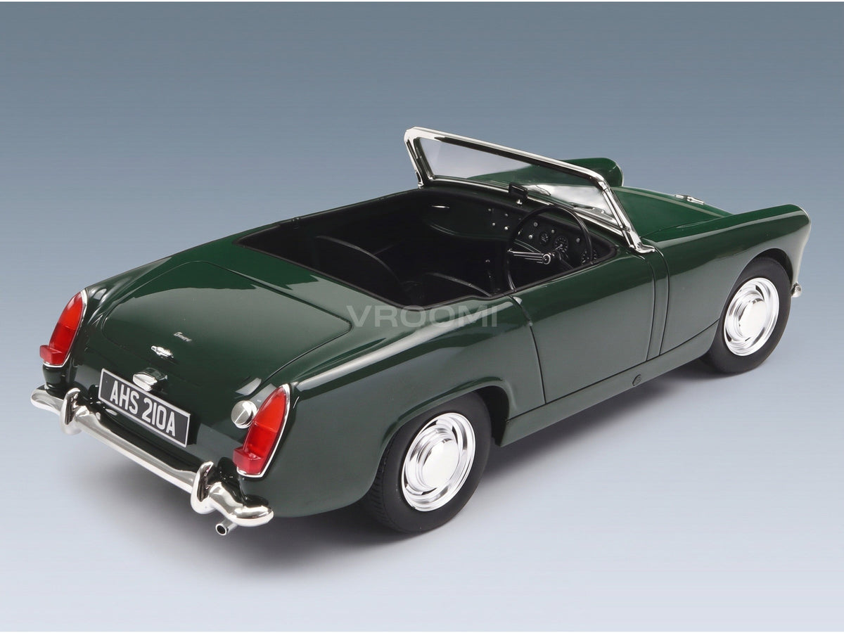 Austin-Healey Sprite Spider Open 1961 Green Cult Scale Models 1:18 scale model - rear three-quarter view
