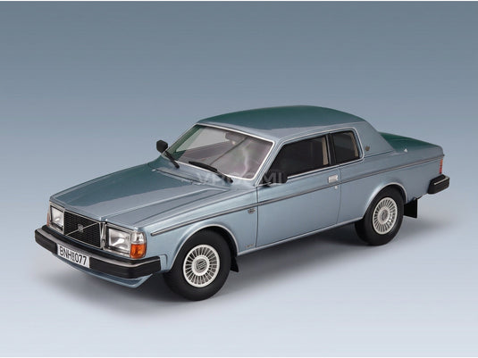 Volvo 262C Bertone 1981 Light Blue Metallic Cult Scale Models 1:18 scale model - front three-quarter view