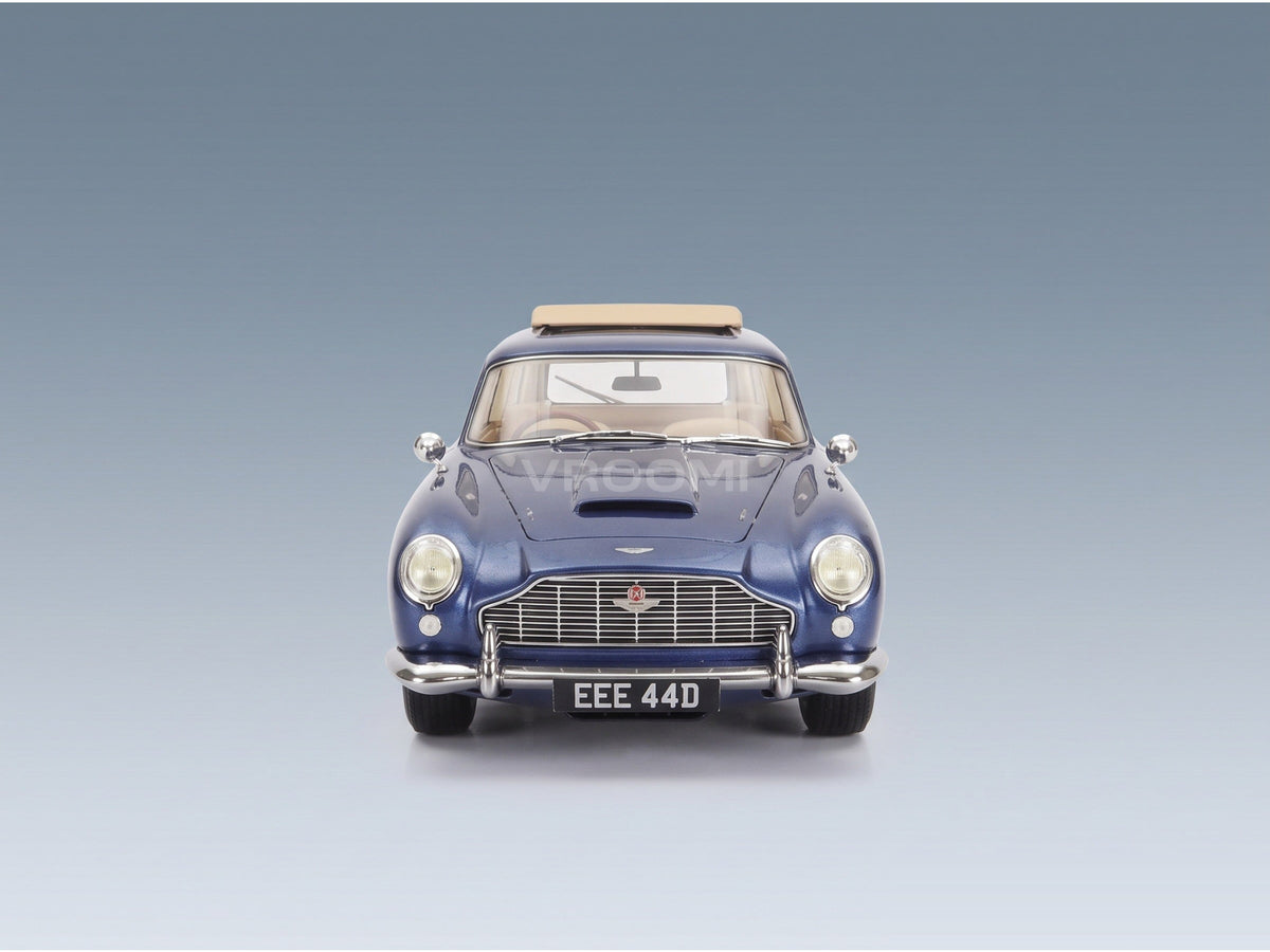 Aston Martin DB5 Shooting Brake by Harold Radford 1964 Blue Metallic Cult Scale Models 1:18 scale model - front view