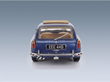 Aston Martin DB5 Shooting Brake by Harold Radford 1964 Blue Metallic Cult Scale Models 1:18 scale model - rear view