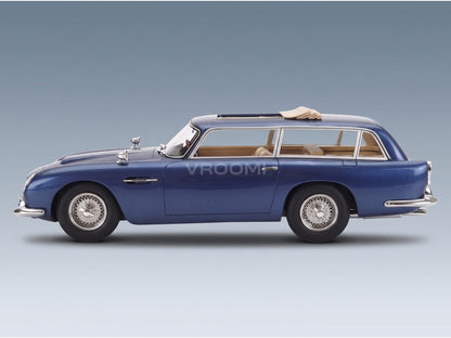 Aston Martin DB5 Shooting Brake by Harold Radford 1964 Blue Metallic Cult Scale Models 1:18 scale model - side view