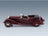 Bentley 4.25L Vanden Plas Tourer Cabriolet Open 1938 Bordeaux Black Cult Scale Models 1:18 scale model - side view