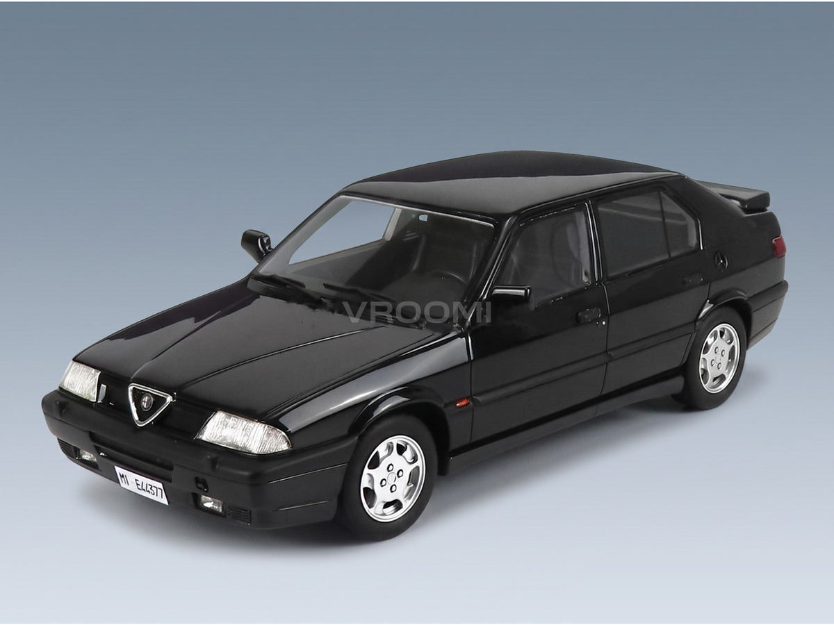 Alfa Romeo 33 S QV Permanent 4 1991 Black Cult Scale Models 1:18 scale model - front three-quarter view