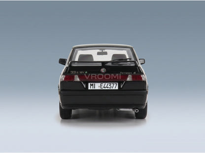 Alfa Romeo 33 S QV Permanent 4 1991 Black Cult Scale Models 1:18 scale model - rear view