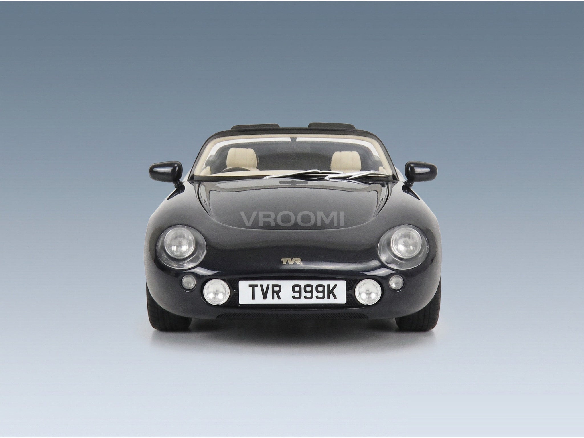 TVR Griffith Spider Open 1993 Blue Metallic Cult Scale Models 1:18 scale model - front view