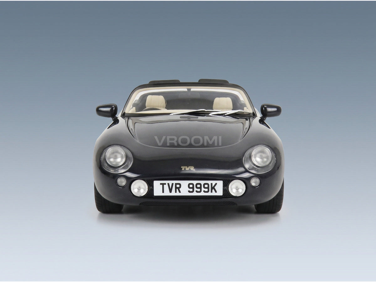 TVR Griffith Spider Open 1993 Blue Metallic Cult Scale Models 1:18 scale model - front view