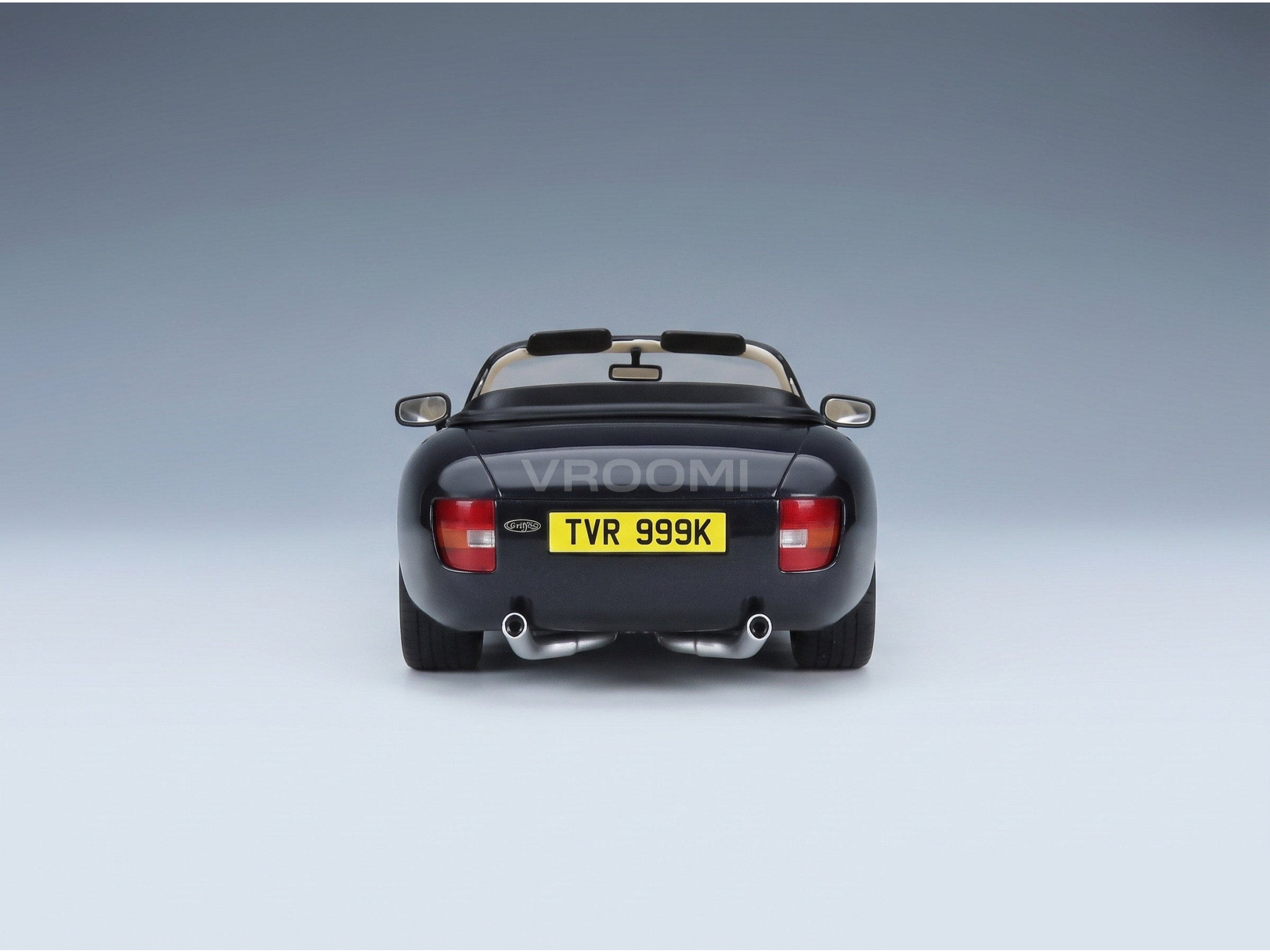 TVR Griffith Spider Open 1993 Blue Metallic Cult Scale Models 1:18 scale model - rear view