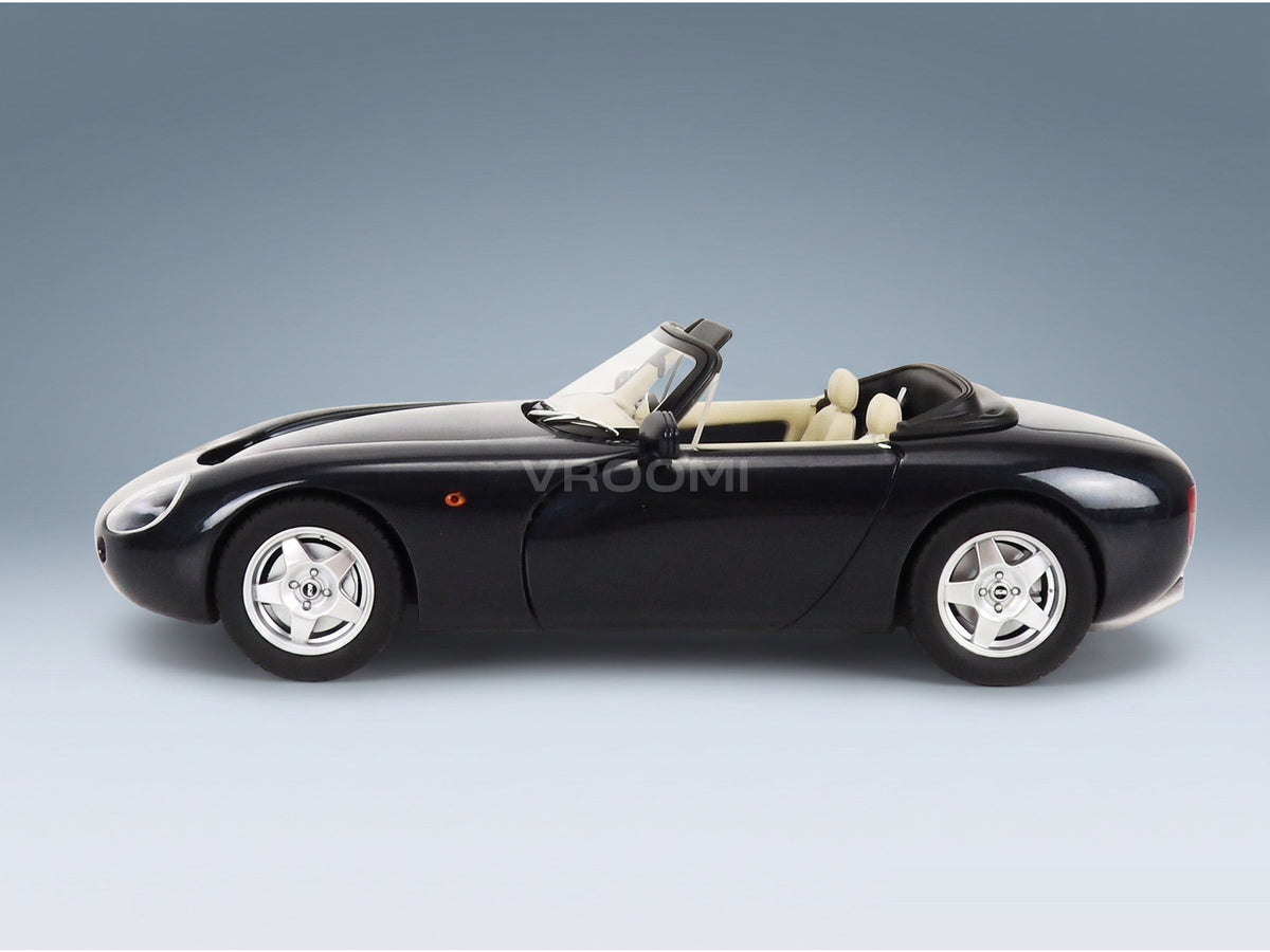 TVR Griffith Spider Open 1993 Blue Metallic Cult Scale Models 1:18 scale model - side view