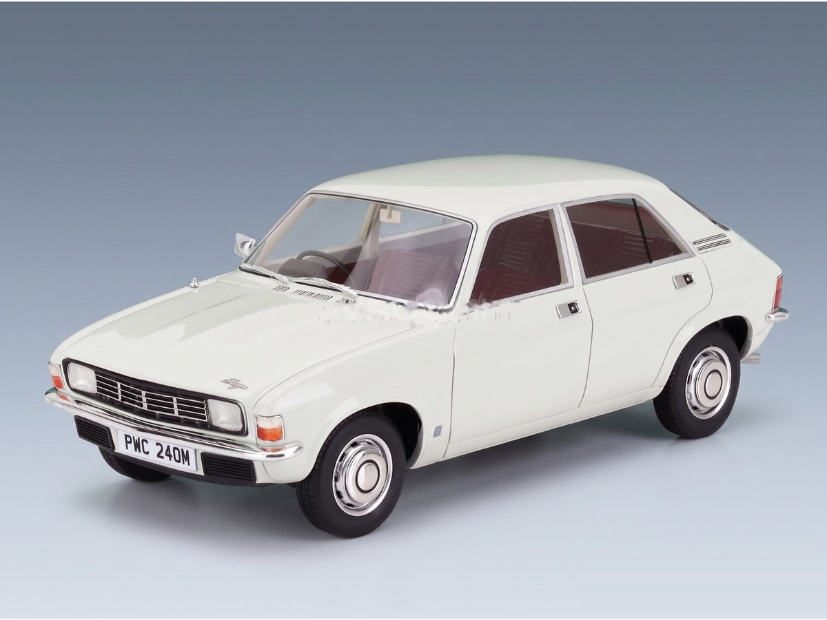 Austin Allegro 1973 White Cult Scale Models 1:18 scale model - front three-quarter view
