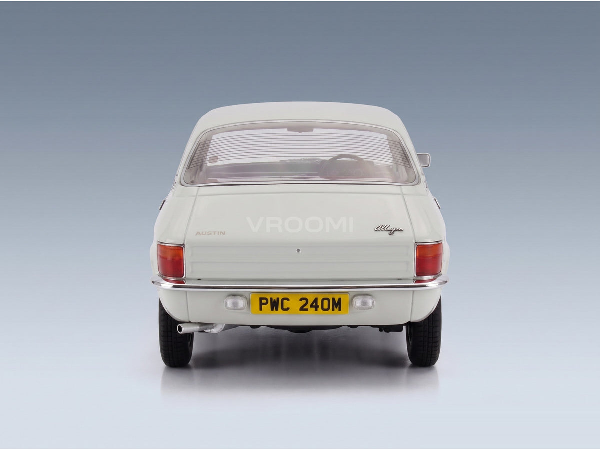 Austin Allegro 1973 White Cult Scale Models 1:18 scale model - rear view