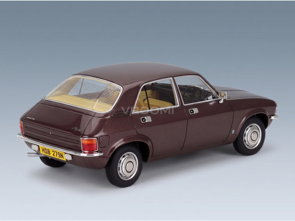 Austin Allegro 1973 Brown Metallic Cult Scale Models 1:18 scale model - rear three-quarter view