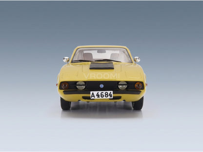 Saab Sonett III Coupé 1972 Yellow Cult Scale Models 1:18 scale model - front view