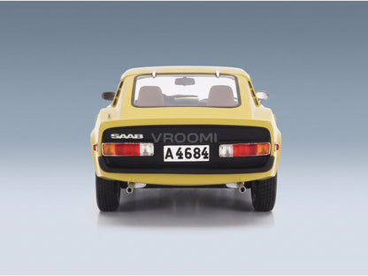 Saab Sonett III Coupé 1972 Yellow Cult Scale Models 1:18 scale model - rear view