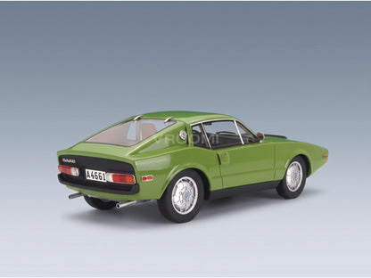Saab Sonett III Coupé 1972 Green Cult Scale Models 1:18 scale model - rear three-quarter view