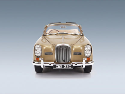 Alvis TE21 DHC Cabriolet Open 1963 Gold Metallic Cult Scale Models 1:18 scale model - front view