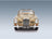 Alvis TE21 DHC Cabriolet Open 1963 Gold Metallic Cult Scale Models 1:18 scale model - front view