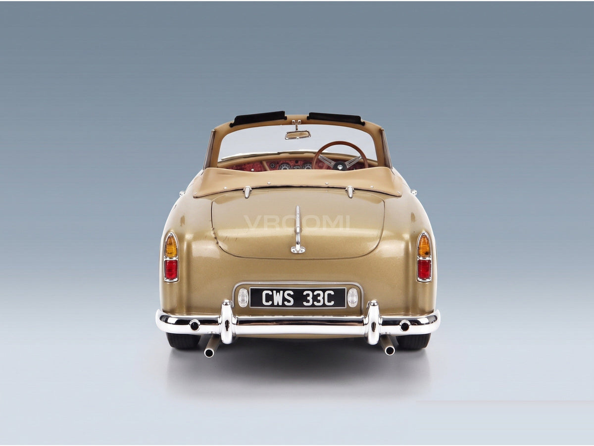Alvis TE21 DHC Cabriolet Open 1963 Gold Metallic Cult Scale Models 1:18 scale model - rear view