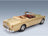 Alvis TE21 DHC Cabriolet Open 1963 Gold Metallic Cult Scale Models 1:18 scale model - rear three-quarter view