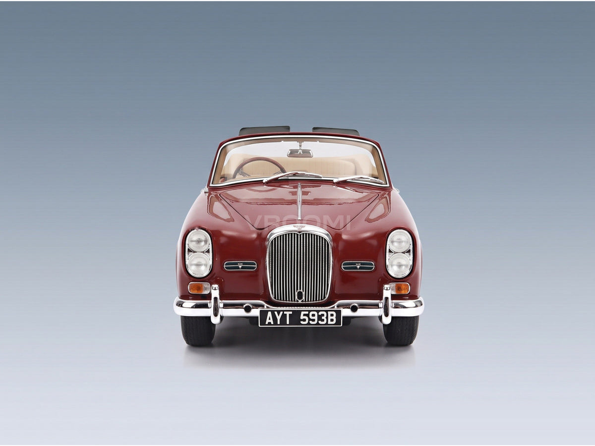 Alvis TE21 DHC Cabriolet Open 1963 Red Cult Scale Models 1:18 scale model - front view
