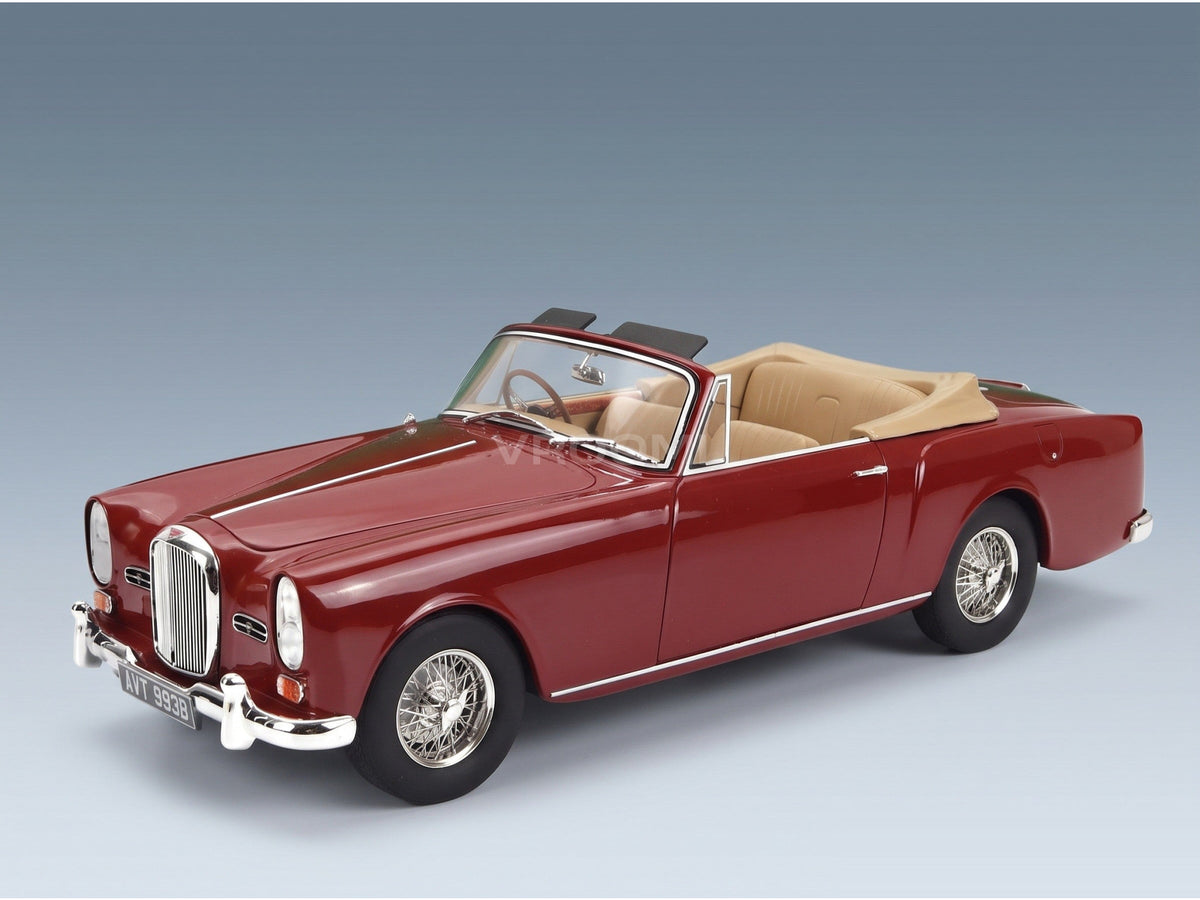 Alvis TE21 DHC Cabriolet Open 1963 Red Cult Scale Models 1:18 scale model - front three-quarter view