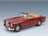 Alvis TE21 DHC Cabriolet Open 1963 Red Cult Scale Models 1:18 scale model - front three-quarter view