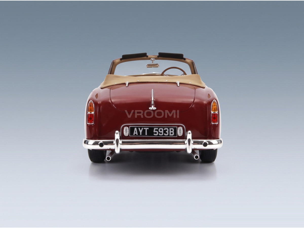 Alvis TE21 DHC Cabriolet Open 1963 Red Cult Scale Models 1:18 scale model - rear view