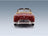 Alvis TE21 DHC Cabriolet Open 1963 Red Cult Scale Models 1:18 scale model - rear view