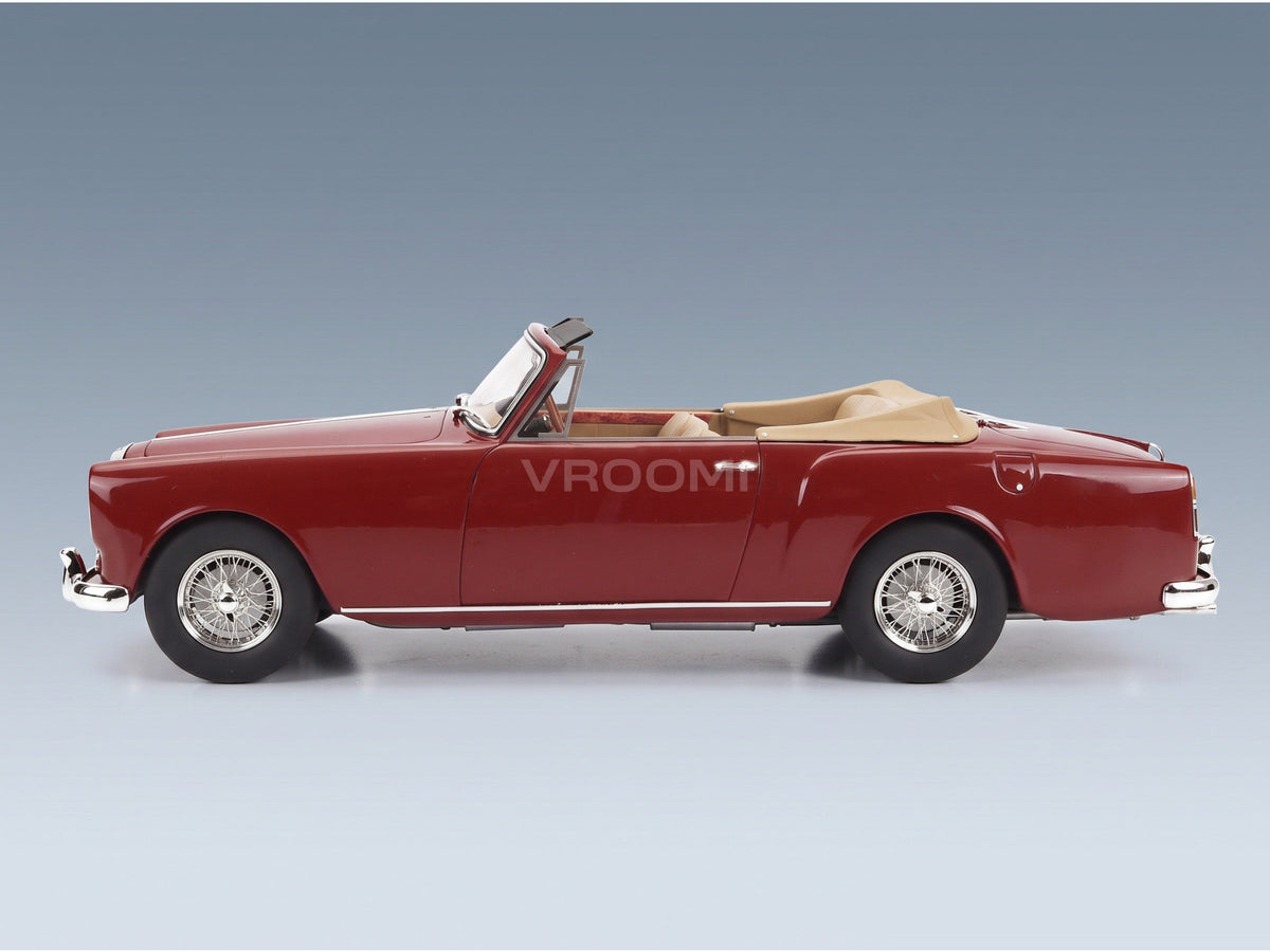 Alvis TE21 DHC Cabriolet Open 1963 Red Cult Scale Models 1:18 scale model - side view