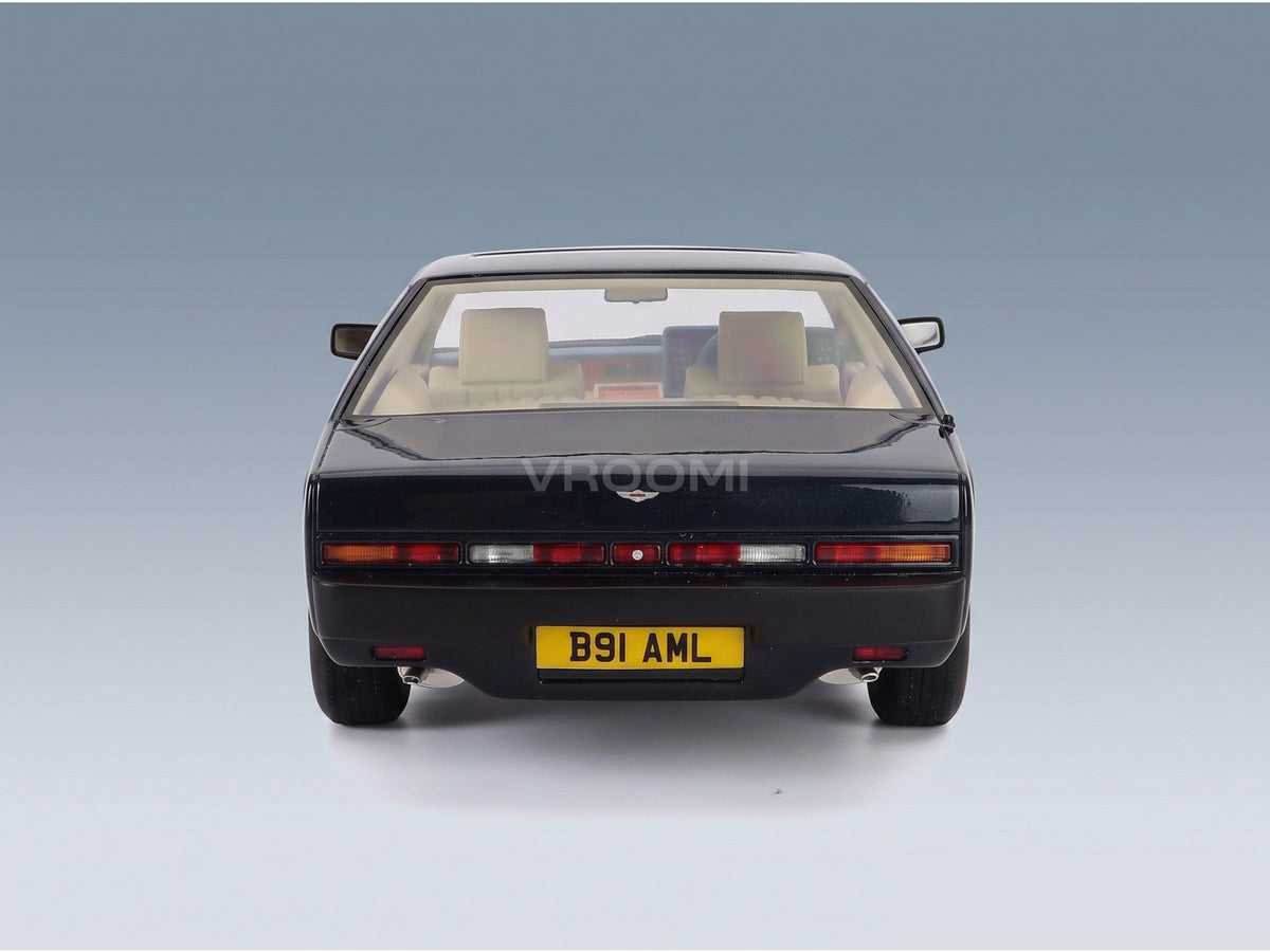 Aston Martin Lagonda S2 1990 Blue Cult Scale Models 1:18 scale model - rear view