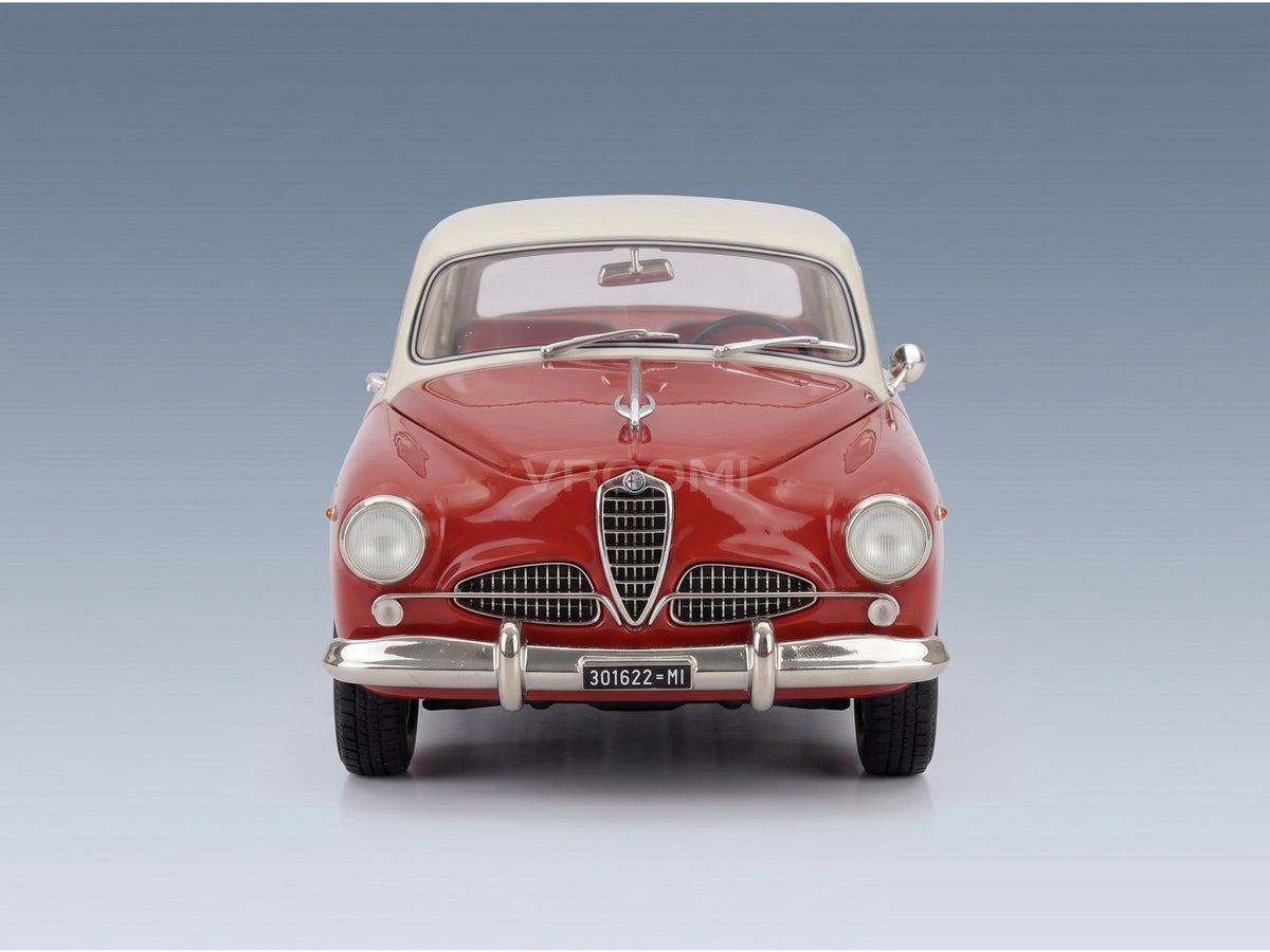Alfa Romeo 1900 Super Berlina 1958 Red White Cult Scale Models 1:18 scale model - front view