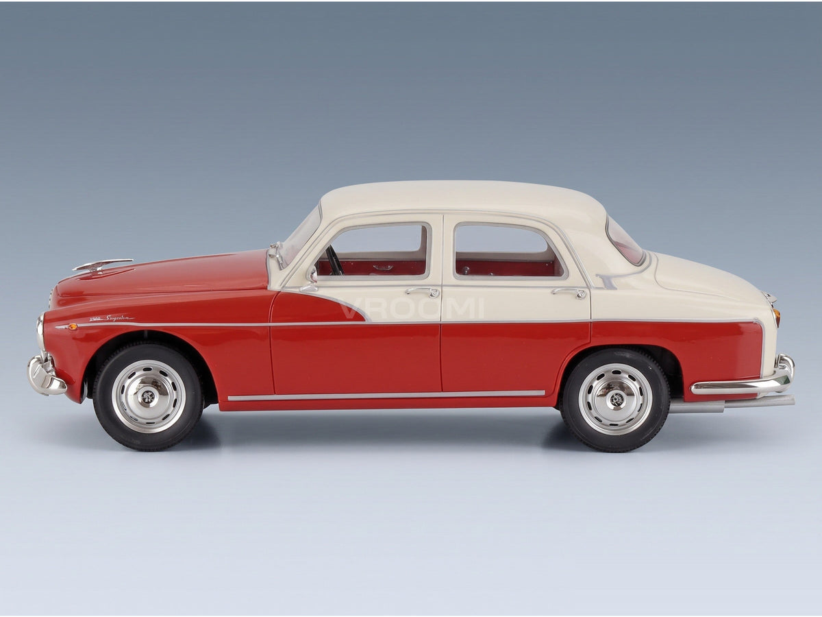 Alfa Romeo 1900 Super Berlina 1958 Red White Cult Scale Models 1:18 scale model - side view