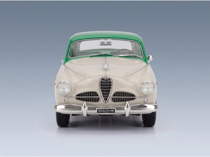 Alfa Romeo 1900 Super Berlina 1958 White Green Cult Scale Models 1:18 scale model - front view