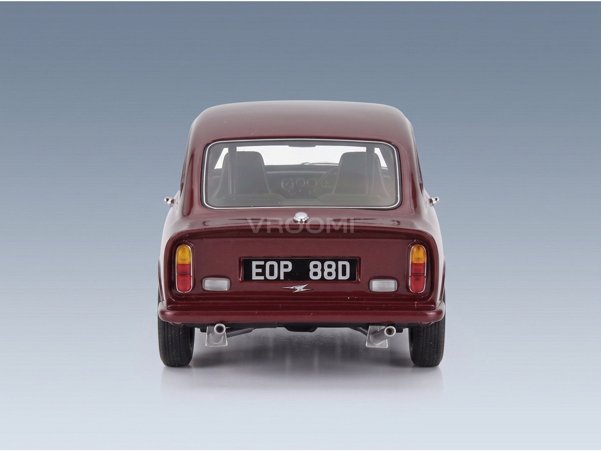 MINI Broadspeed 1966 Red Cult Scale Models 1:18 scale model - rear view