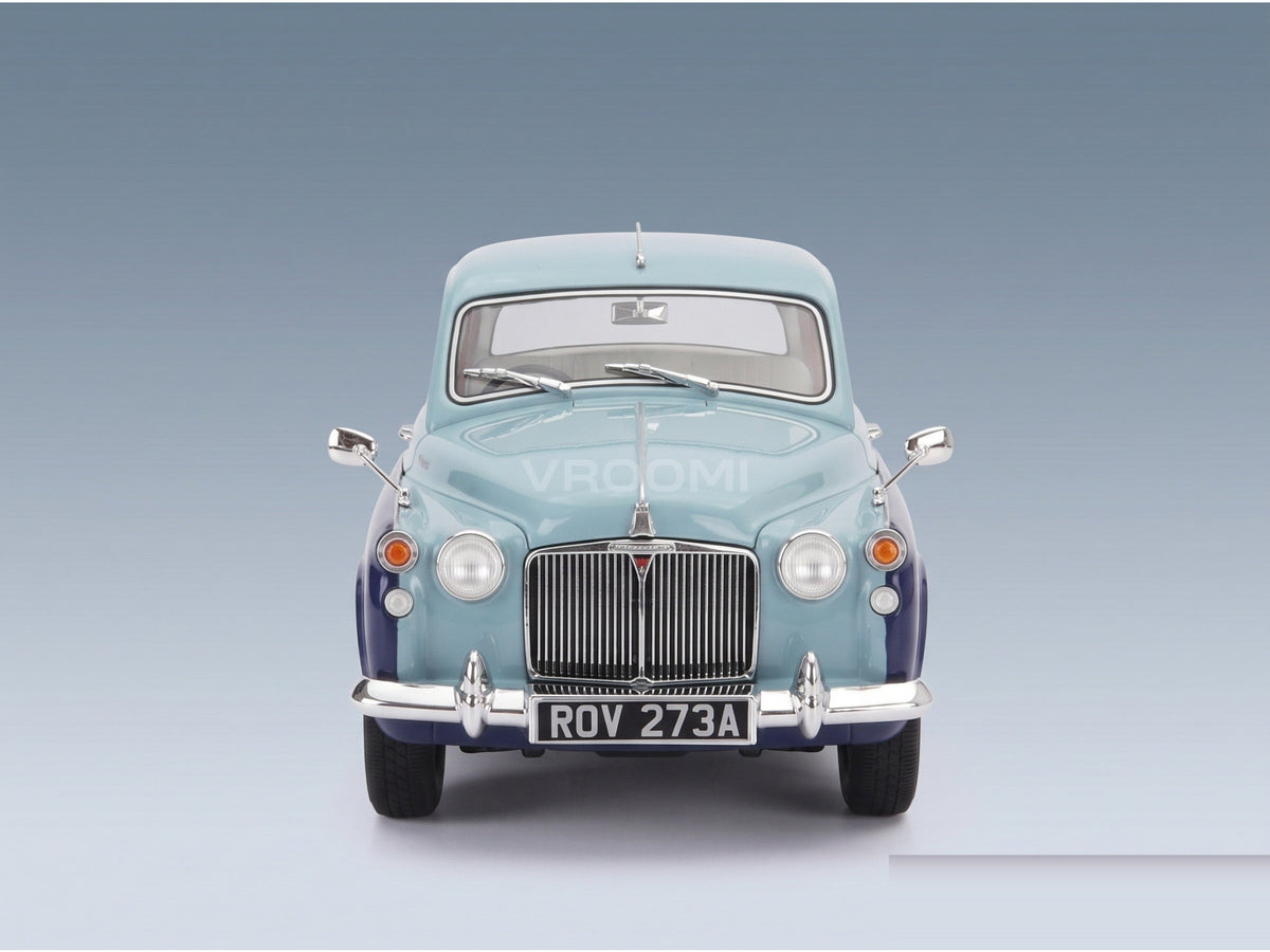 Rover 110 P4 1962 Two-Tone Blue Cult Scale Models 1:18 scale model - front view