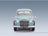 Rover 110 P4 1962 Two-Tone Blue Cult Scale Models 1:18 scale model - front view