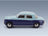 Rover 110 P4 1962 Two-Tone Blue Cult Scale Models 1:18 scale model - side view