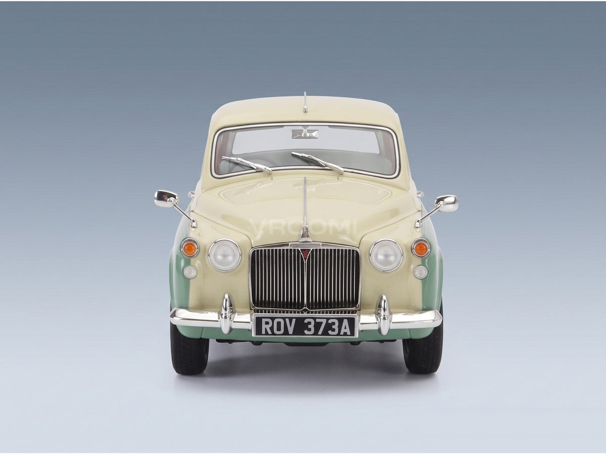 Rover 110 P4 1962 Cream Green Cult Scale Models 1:18 scale model - front view