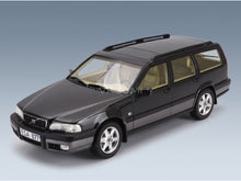 Volvo V70 XC Cross Country Station Wagon 1996 Black Cult Scale Models 1:18 scale model - front three-quarter view