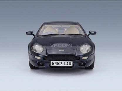 Aston Martin DB7 Coupe 1999 Blue Cult Scale Models 1:18 scale model - front view