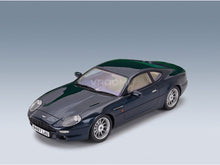 Aston Martin DB7 Coupe 1999 Blue Cult Scale Models 1:18 scale model - front three-quarter view