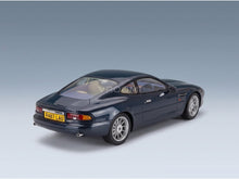 Aston Martin DB7 Coupe 1999 Blue Cult Scale Models 1:18 scale model - rear three-quarter view
