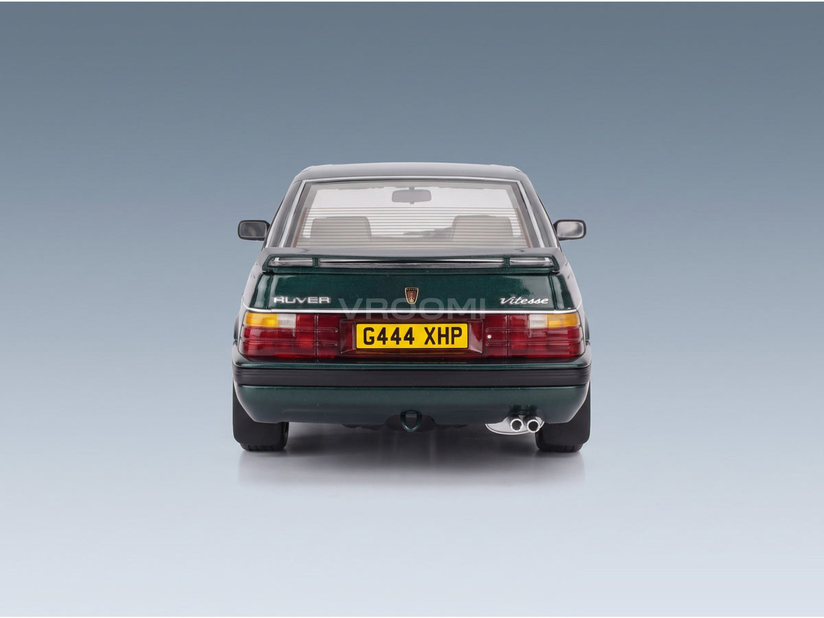 Rover Vitesse 827 1988 Green Metallic Cult Scale Models 1:18 scale model - rear view